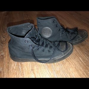 Black Hightop Converse